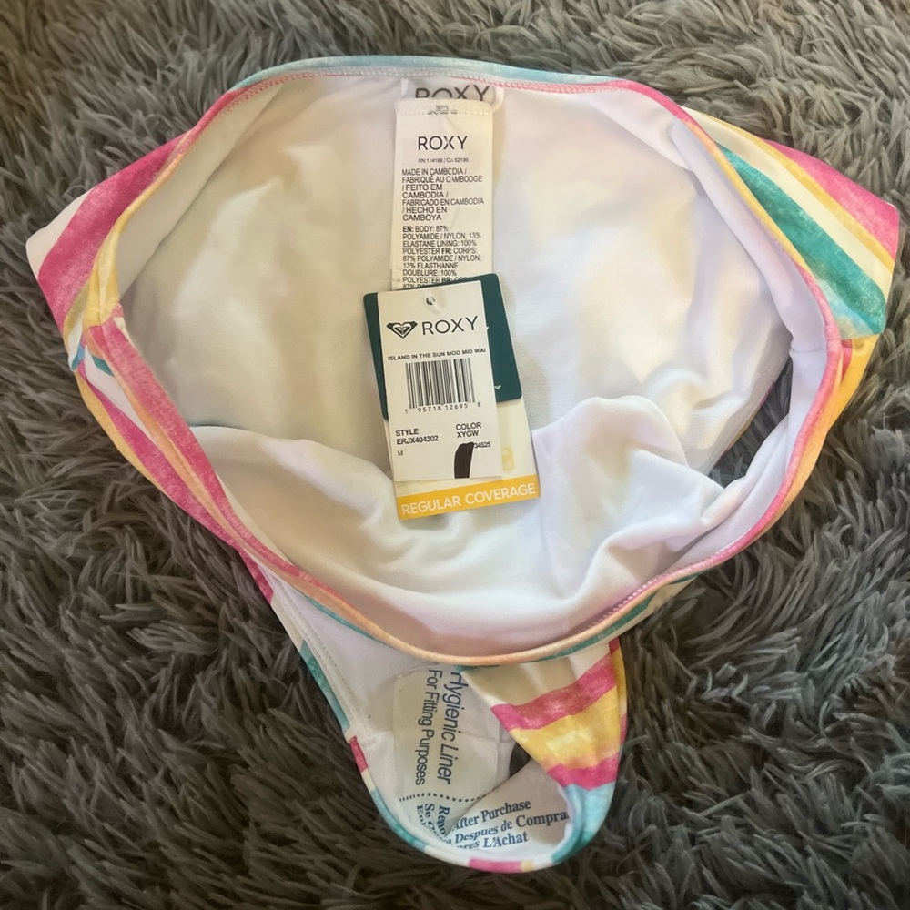 NWT Roxy size medium striped bottom - Picture 3 of 3